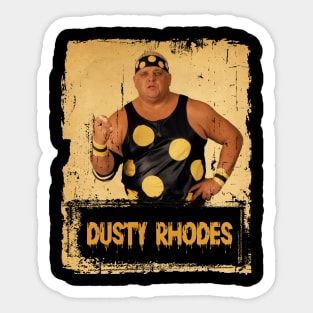 dusty rhodes WWE //Design On tshirt for to all Sticker